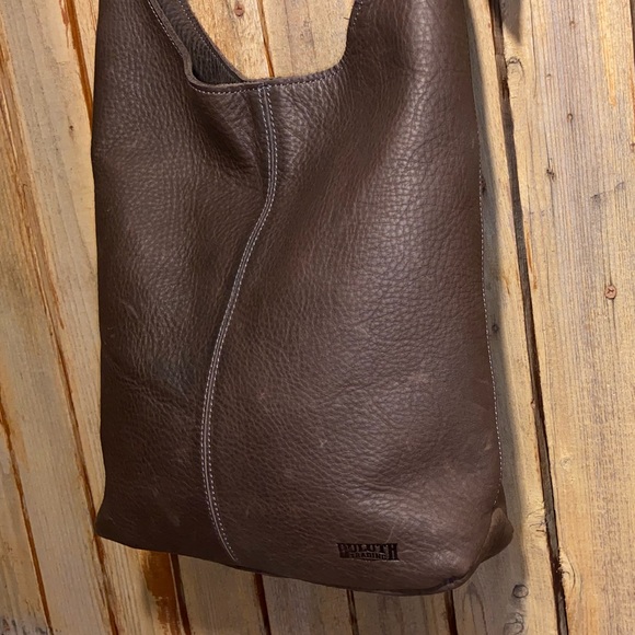 Duluth Trading Co Brown Leather Hobo - Picture 7 of 14